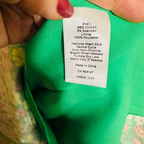 Talbots Green Floral Dress - Picture 8 of 9